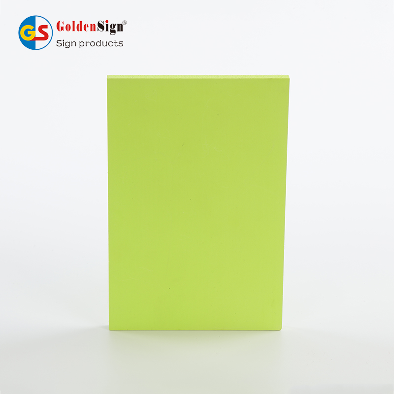 Goldensign 4 * 8ft ملون PVC لوح خزانة لوح مقاوم للماء PVC Foam Board المورد