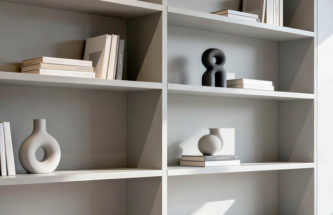 رف الكتب / رفوف العرض