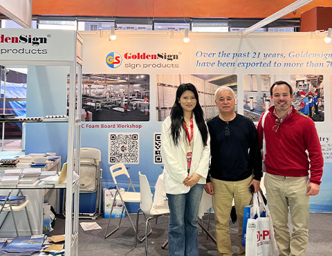 Goldensign حضور علامة DPES و LED Expo China 2025 