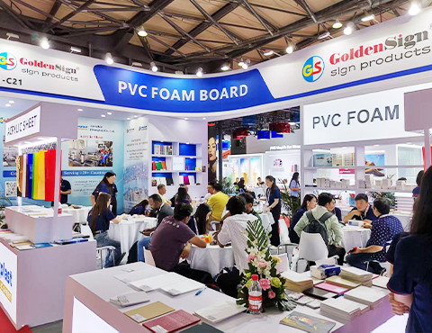 Goldensign PVC Foam Board حضور Saudi Signage & Labeld Expo 2025