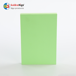 Goldensign 4 * 8ft ملون PVC لوح خزانة لوح مقاوم للماء PVC Foam Board المورد