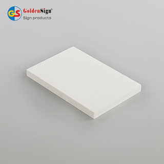 Goldensign White 18mm Pvc Celuka Board لوحة الحائط خزائن لوح لوح إسفنجي من البولي فينيل كلورايد