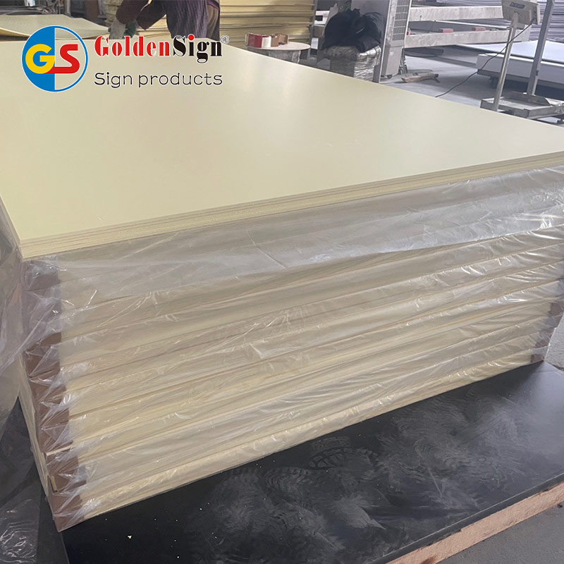 WPC Celuka Foam Board الصانع والمورد | الشركة المصنعة في الصين Goldensign