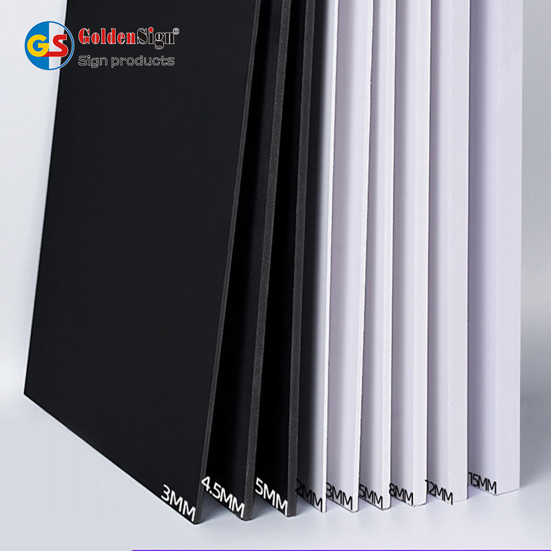 لوح إسفنجي PVC مقاوم للأشعة فوق البنفسجية مقاس 1 مم للصفائح البلاستيكية الإعلانية