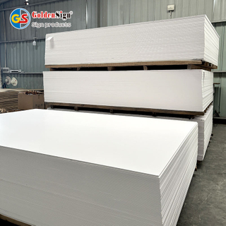 مصنع Goldensign هارد لامع 1.22 * 2.44 لون PVC Celuka Board لوح رغوة PVC