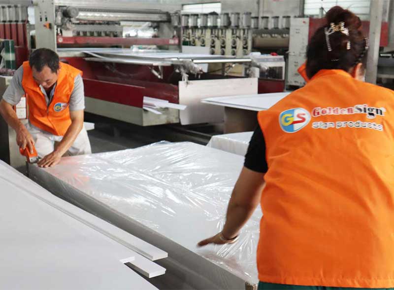 مصنع حقيقي ، جودة حقيقية - Goldensign في اختبار جودة العمل