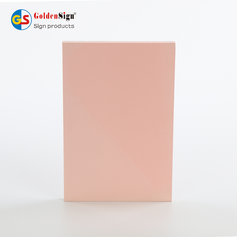 Goldensign 4 * 8ft ملون PVC لوح خزانة لوح مقاوم للماء PVC Foam Board المورد