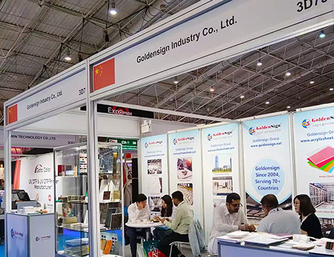 Goldensign PVC Foam Board حضور Saudi Signage & Labeld Expo 2025