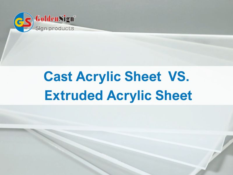 ورقة الاكريليك المصبوب مقابل. ورقة الاكريليك مقذوف