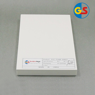 مصنع Goldensign هارد لامع 1.22 * 2.44 لون PVC Celuka Board لوح رغوة PVC